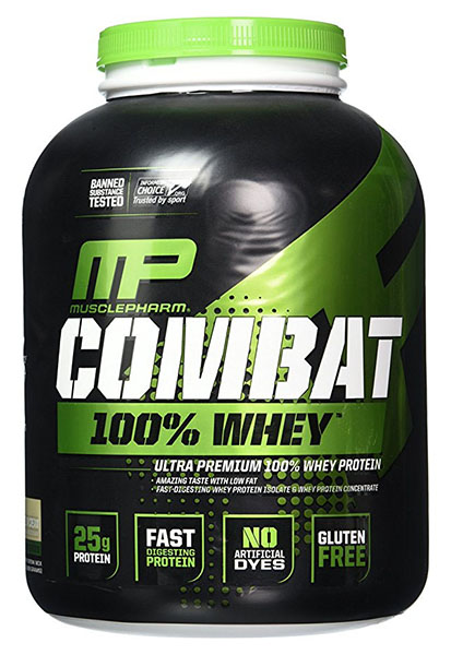 MusclePharm Combat 100% Whey Protein Powder Review