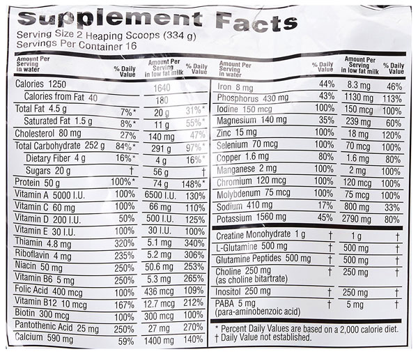Optimum Nutrition Serious Mass Gainer
