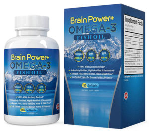 Brain Power Plus Omega 3 Fish Oil Softgel