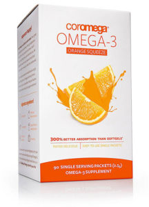 Coromega Omega-3 Squeeze Packet Supplement