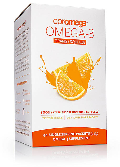 Coromega Omega-3 Squeeze Packet Supplement Review