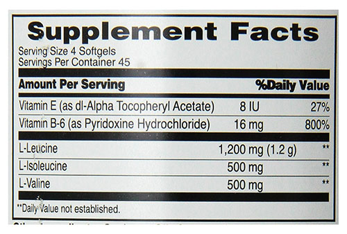 MET-Rx BCAA 2200 Amino Acid Softgels
