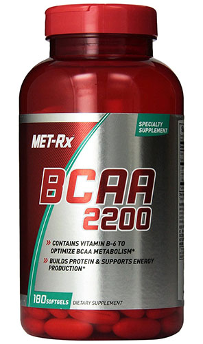 MET-Rx BCAA 2200 Amino Acid Softgels Supplement Review