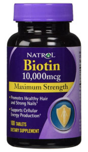 Natrol Biotin 10,000 mcg Maximum Strength Tablets