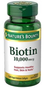 Nature's Bounty Biotin 10,000 mcg Softgel