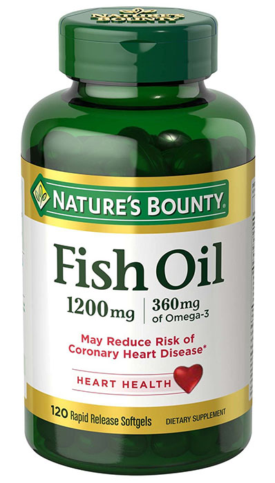 Nature’s Bounty Fish Oil 1200mg Omega-3 Softgel Supplement Review