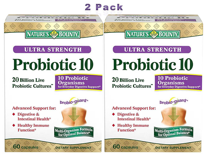 Nature's Bounty Probiotic-10 Ingredients