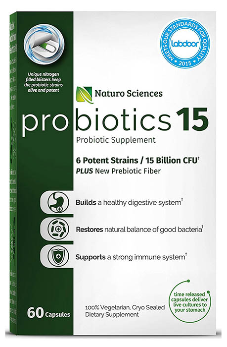 Naturo Sciences Probiotics 15 Digestive Supplement Review