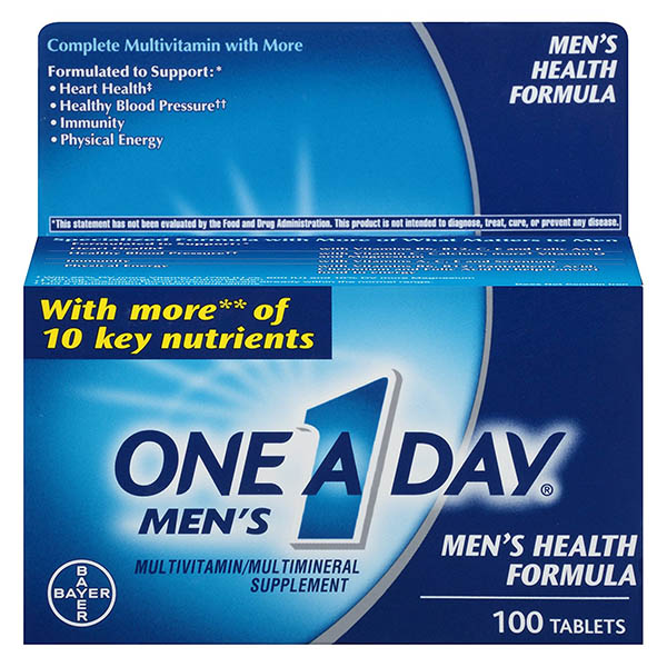 One A Day Men’s Multivitamin Health Formula Supplement Review