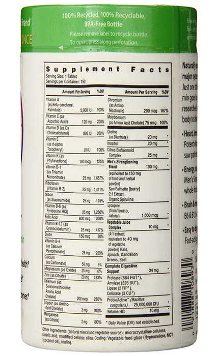 Rainbow Light Men's One Ingredients
