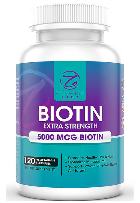 Zenwise Labs Biotin Capsules 5,000 mcg Supplement Review