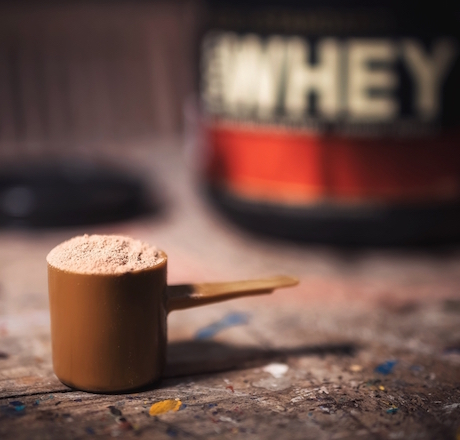 Whey protein powder supplements