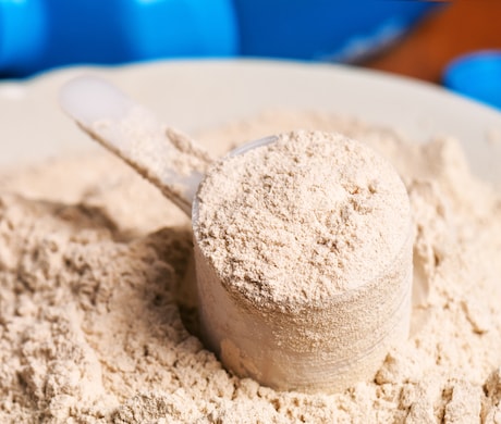 Brown rice protein powder supplements