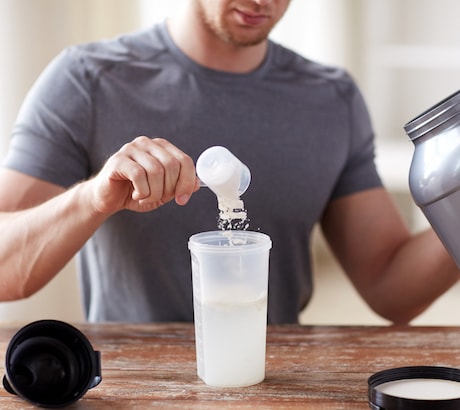 Casein protein powder supplements