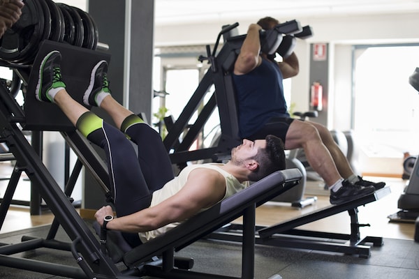 The best leg press machines also support hack squats