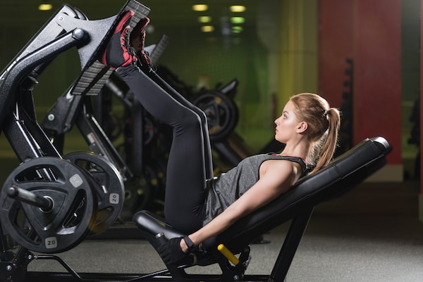 Lever Leg Press Machine