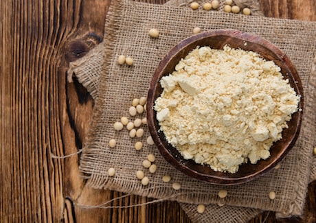 Soy protein powder supplements