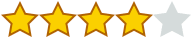 4 Star Review Rating