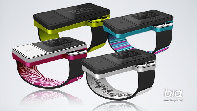 The Bia sports watch was available in a variety of designs and color combinations
