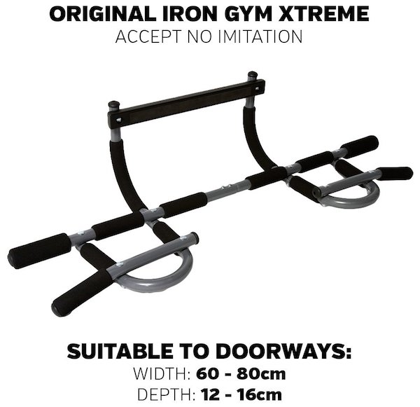 Iron Gym Extreme Upper Body Workout Bar Dimensions