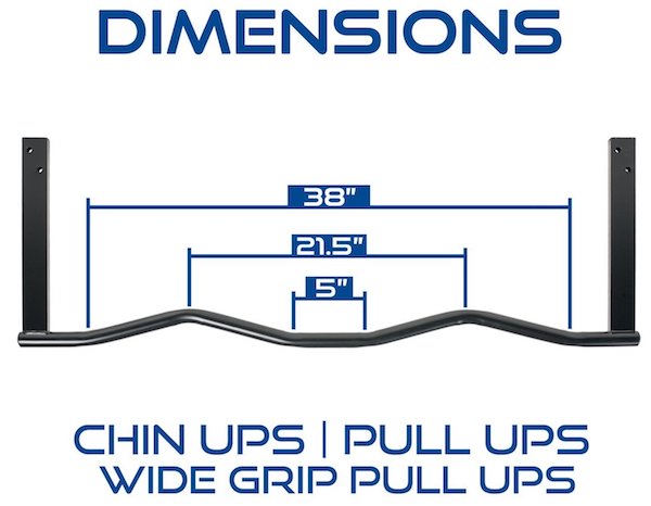 Ultimate Body Press Joist Pull Up Bar Grip Positions