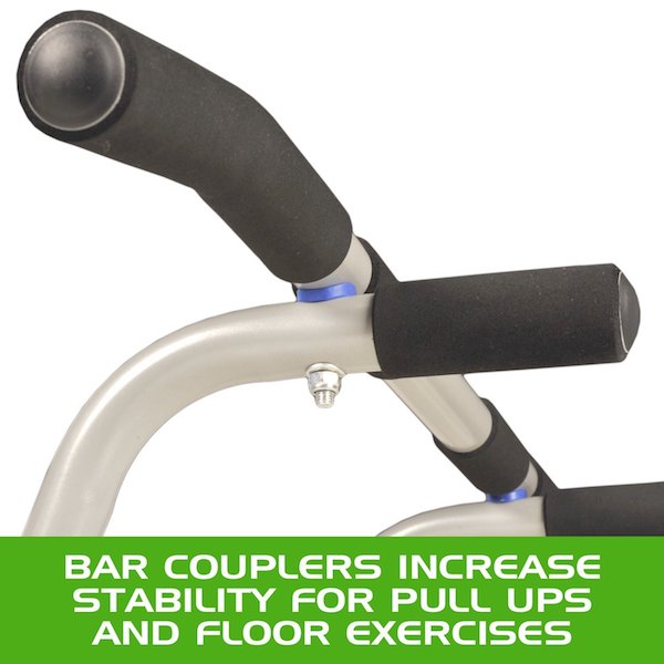 Exercises that can be performed with the Ultimate Body Press XL include push ups and pull ups