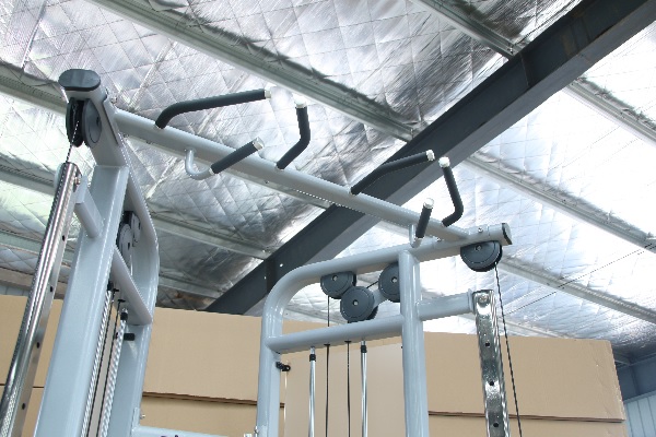 Different grips on Dual Adjustable Pulley Machine