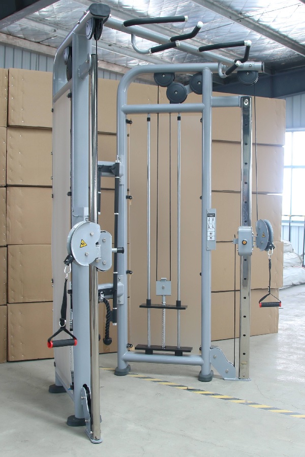 Adjustable pulley machine
