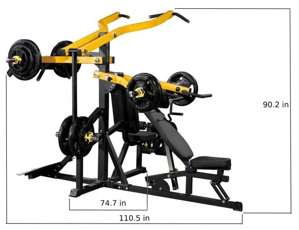 Frame dimensions FL100