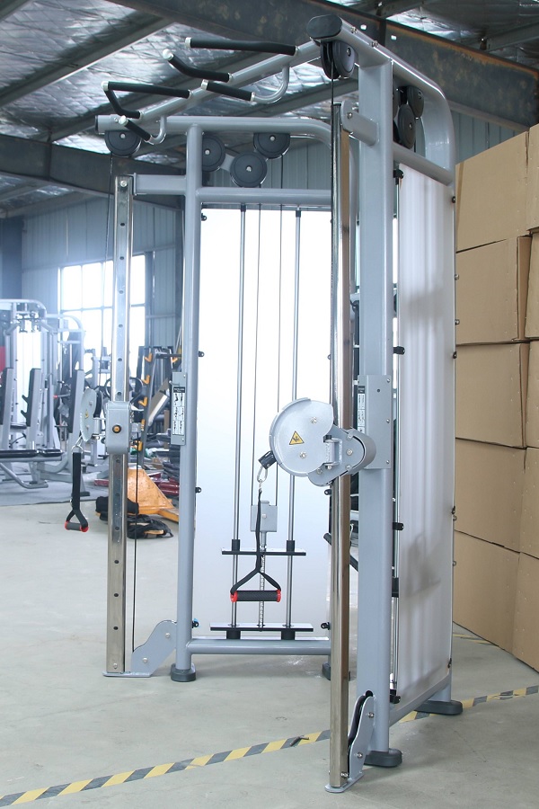 Side profile silver French Fitness Dual Adjustable Pulley