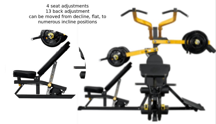 FL100 seat adjustments
