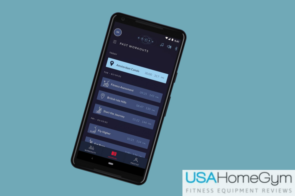 JRNY App on phone
