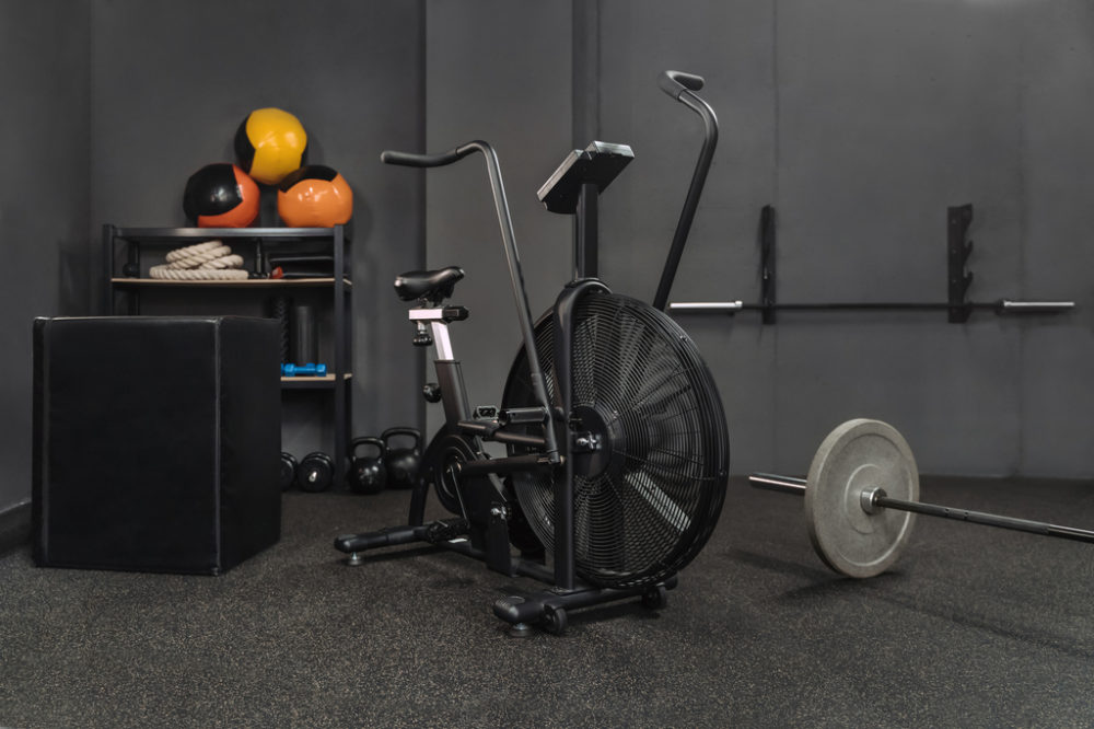 Fan bike in homegym