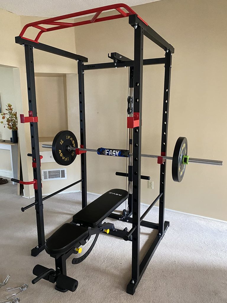 IFAST Power Rack in the corner of our studio