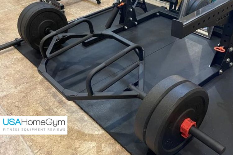 tb-2 rogue trap bar on black mat