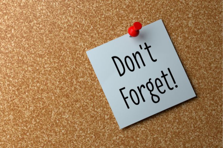 Don't Forget